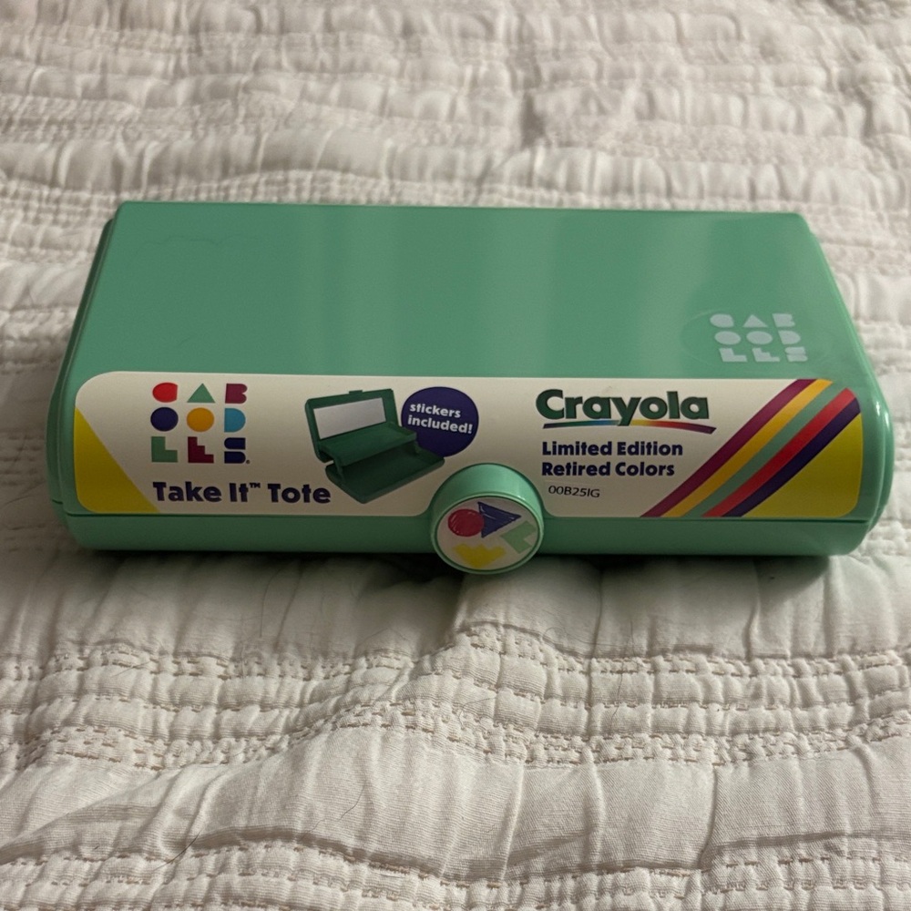 Caboodle Crayola Limited Edition Mint Green Tote